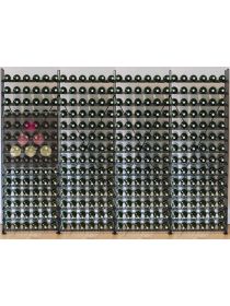 Metallic Wine Library - 336 bottles ARCHITECTURE INTERIEURE DU VIN