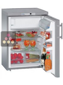 Mini fridge / freezer - stainless steel with full door - 137 Litres LIEBHERR