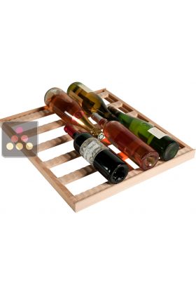Beechwood storage shelf for wine cabinets from the Tradition range