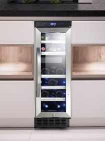 Dual temperature built in wine cabinet for storage and/or service DOMETIC