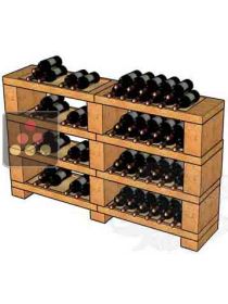 Freestone racks for 96 bottles SANDYLINE