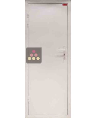 Insulating door for natural wine cellar, left hinged - 610 mm door passage WINEMASTER