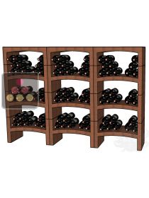 Natural clay racks for 117 bottles CAVINO