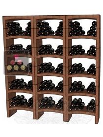 Natural clay racks for 195 bottles CAVINO
