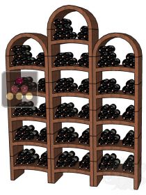 Natural clay racks for 208 bottles CAVINO