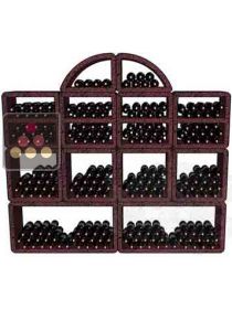Wine bottle racks made of lava stone - Multi 340 bottles MULTI