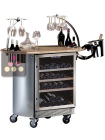 Beverage center with wine cabinet for storage or service  CALICE