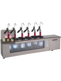 Service and preservation for 6 open bottles La SOMMELIERE