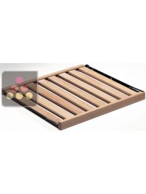 Solid wood sliding shelf CALICE