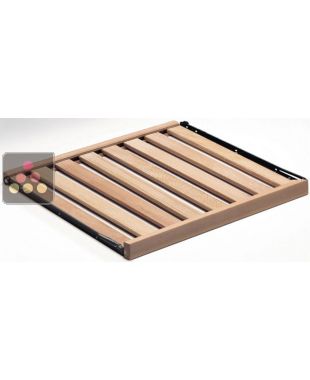 Solid wood sliding shelf CALICE