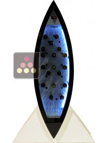 Dual temperature contemporary wine storage or service cabinet ELLEMME