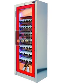Dual temperature contemporary wine storage or service cabinet ELLEMME