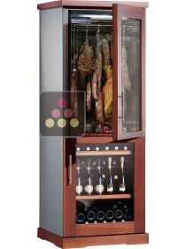 Combined wine service, cold meat and cheese cabinet CALICE