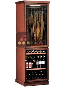Combined wine service, cold meat and cheese cabinet CALICE