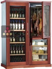 Gourmet combination : wine cabinet, cold meat cabinet & cheese cabinet CALICE