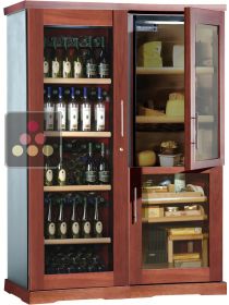 Gourmet combination : wine cabinet, cigar humidor & cheese cabinet CALICE