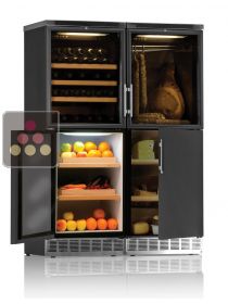 Gourmet combination: wine, cold meats and cheese plus cool compartment CALICE