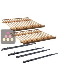 Set of 2 Sliding shelves Premium CLIMADIFF