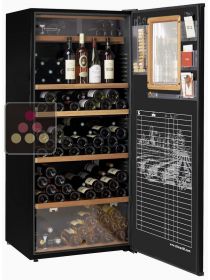 Multipurpose cabinet for storage and service of chilled and room temperature wines CLIMADIFF