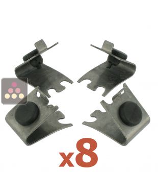 2 Sets of 4 reinforced shelf supports AVINTAGE