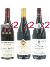 Selection of 6 Red Wines - Great Burgundy Vintages Sélection Vin