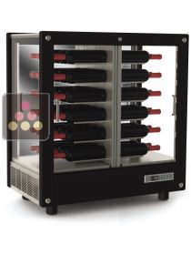 3-sided refrigerated display cabinet for wine storage or service CALICE