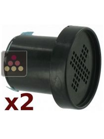 Set of 2 active carbon filters for wine cabinets in the Tradition & Prestige ranges La SOMMELIERE