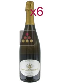 6 Bottles of Extra Dry Premier Cru Champagne - Longitude Blanc de Blancs Larmandier-Bernier Sélection Vin