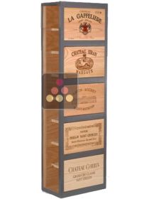 Wooden storage rack for 16 bottles CAVIDÉCO PIERRE GOUJON