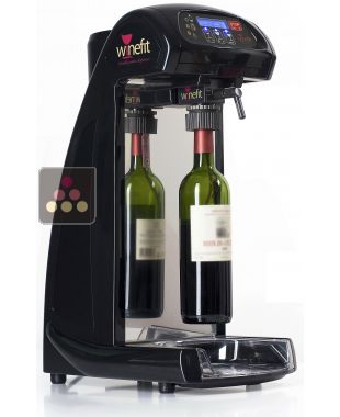 Wine dispenser + 2 distribution heads + 2 Argon cartridges WINEFIT