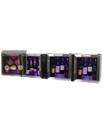 4 Service cabinets combined with a preservation system for opened wine and champagne bottles LE VERRE DE VIN