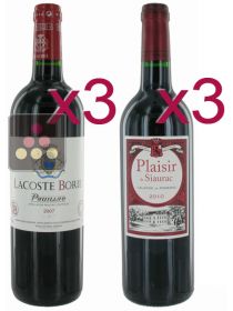 Selection of 6 Red Wines - Bordeaux Sélection Vin