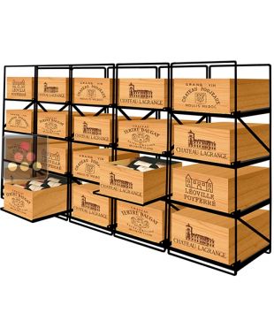 The only solution for storing 20 cases of wine and 240 bottles MODULORACK
