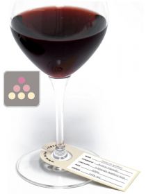 2,000 personalised wine glass labels WINE LABEL