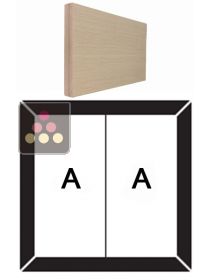 HPL straight frame H200xW210cm CALICE DESIGN