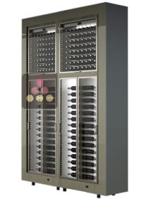 Combination of four freestanding modular multi purpose wine cabinets CALICE DESIGN