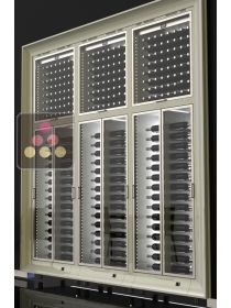 Combination of 6 built in modular multi purpose wine cabinets CALICE DESIGN