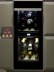 Dual temperature built in wine service cabinet - Right hinged NORCOOL