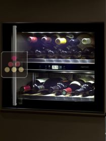 Dual temperature built in wine service cabinet - Right hinged NORCOOL