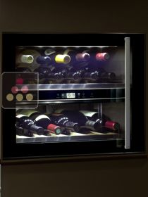 Dual temperature built in wine service cabinet - Left hinged NORCOOL