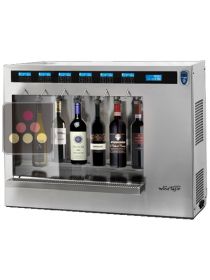 Single temperature 6-bottle self service wine dispenser with storage system WINE TASTE