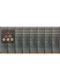 Metallic Wine Library for 816 wine bottles ARCHITECTURE INTERIEURE DU VIN