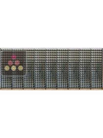 Metallic Wine Library for 918 wine bottles ARCHITECTURE INTERIEURE DU VIN