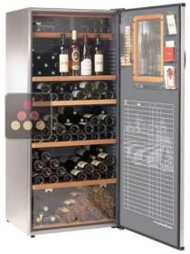Multipurpose cabinet for storage and service of chilled and room temperature wines CLIMADIFF