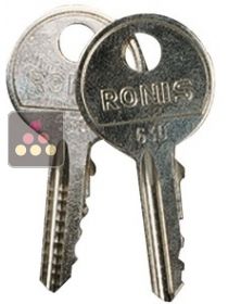 2 replacement keys for Transtherm wine cabinet with solid door
 TRANSTHERM
