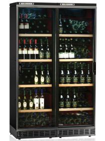 Combined 2 Single temperature wine service & storage cabinets CALICE