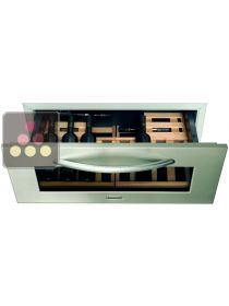 Single temperature built in Wine Cabinet with drawers for storage or service  KITCHENAID