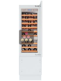 Multipurpose built-in wine cabinet for ageing and service with tri-mode compartment KITCHENAID
