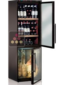 Combination of wine & delicatessen cabinets for up to 40Kg plus 120 bottles CALICE