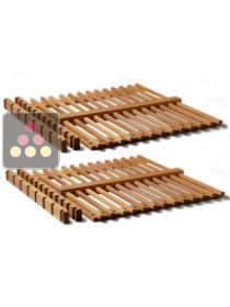 Set of 2 Adjustable Modulpelli storage shelves CLIMADIFF